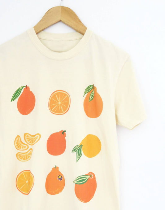 Jeju Tangerine Tee, Vintage Wash T-Shirt