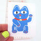 Maneki-Neko, Lucky Cat Sticker