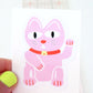 Maneki-Neko, Lucky Cat Sticker