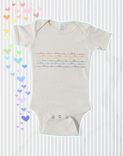 Love is Love Baby One Piece