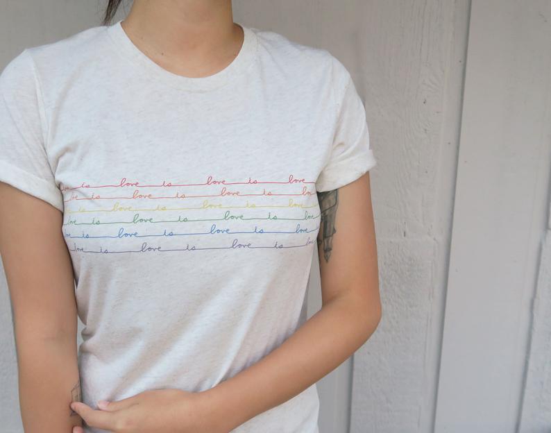 Love is Love Oatmeal T-Shirt