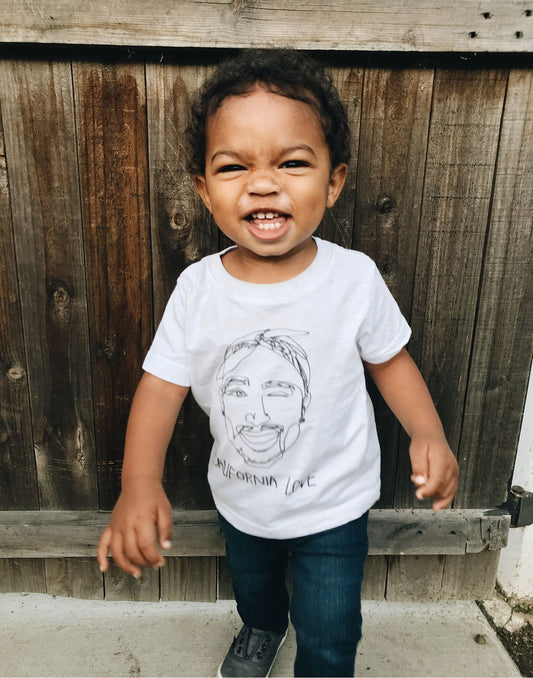 California Love Tupac Kids T-Shirt