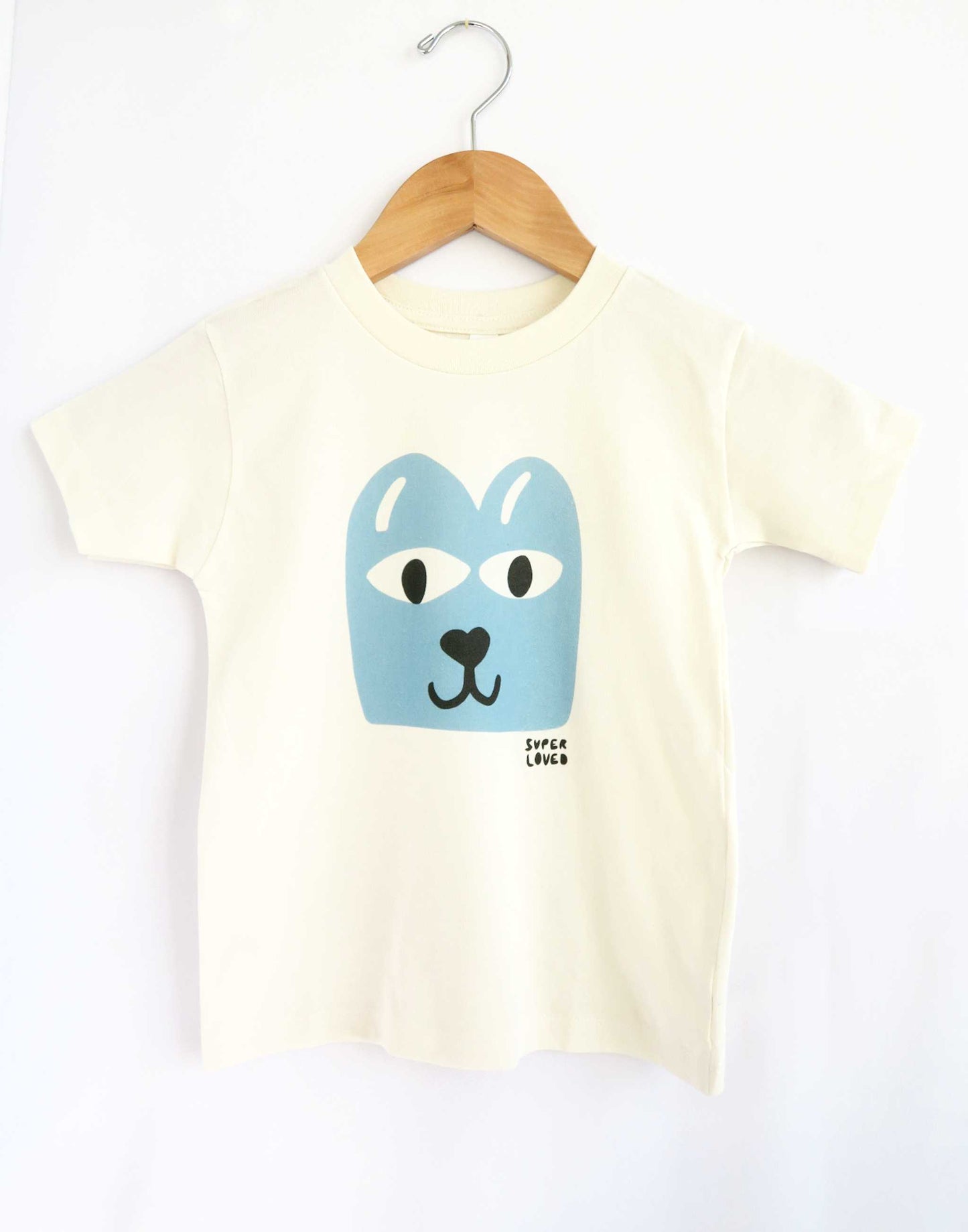 SUPER LOVED- Blue Doggo Kids T-Shirt