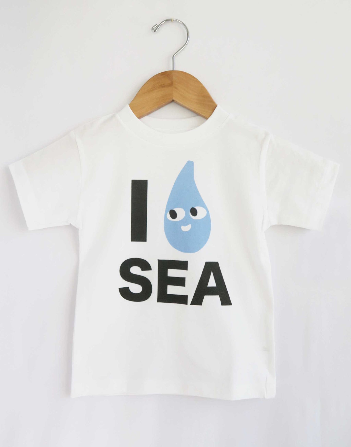 SUPER LOVED- I love Seattle, Raindrop Kids T-Shirt