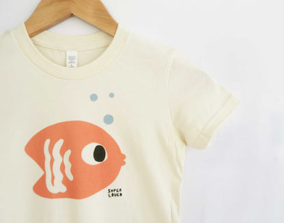 SUPER LOVED- Swimming Fish Kids T-Shirt