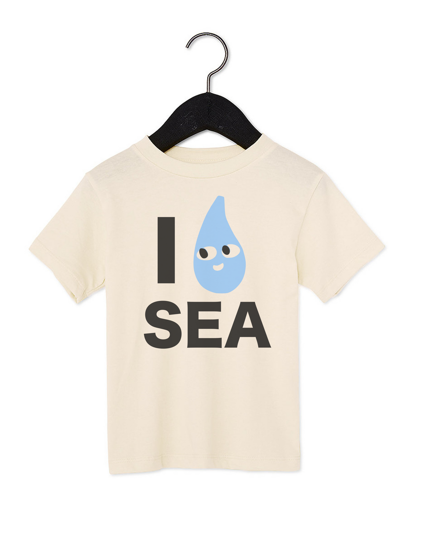 SUPER LOVED- I love Seattle, Raindrop Kids T-Shirt