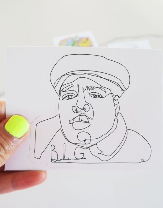 Notorious BIG Vinyl Sticker