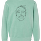 2pac Oversized Crewneck Sweater, Vintage Wash