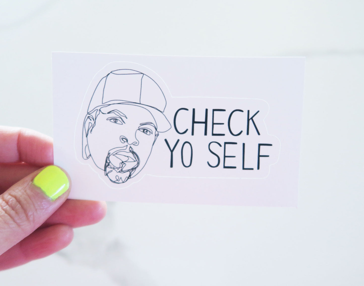 Check Yo Self (It's good to do) Vinyl Sticker