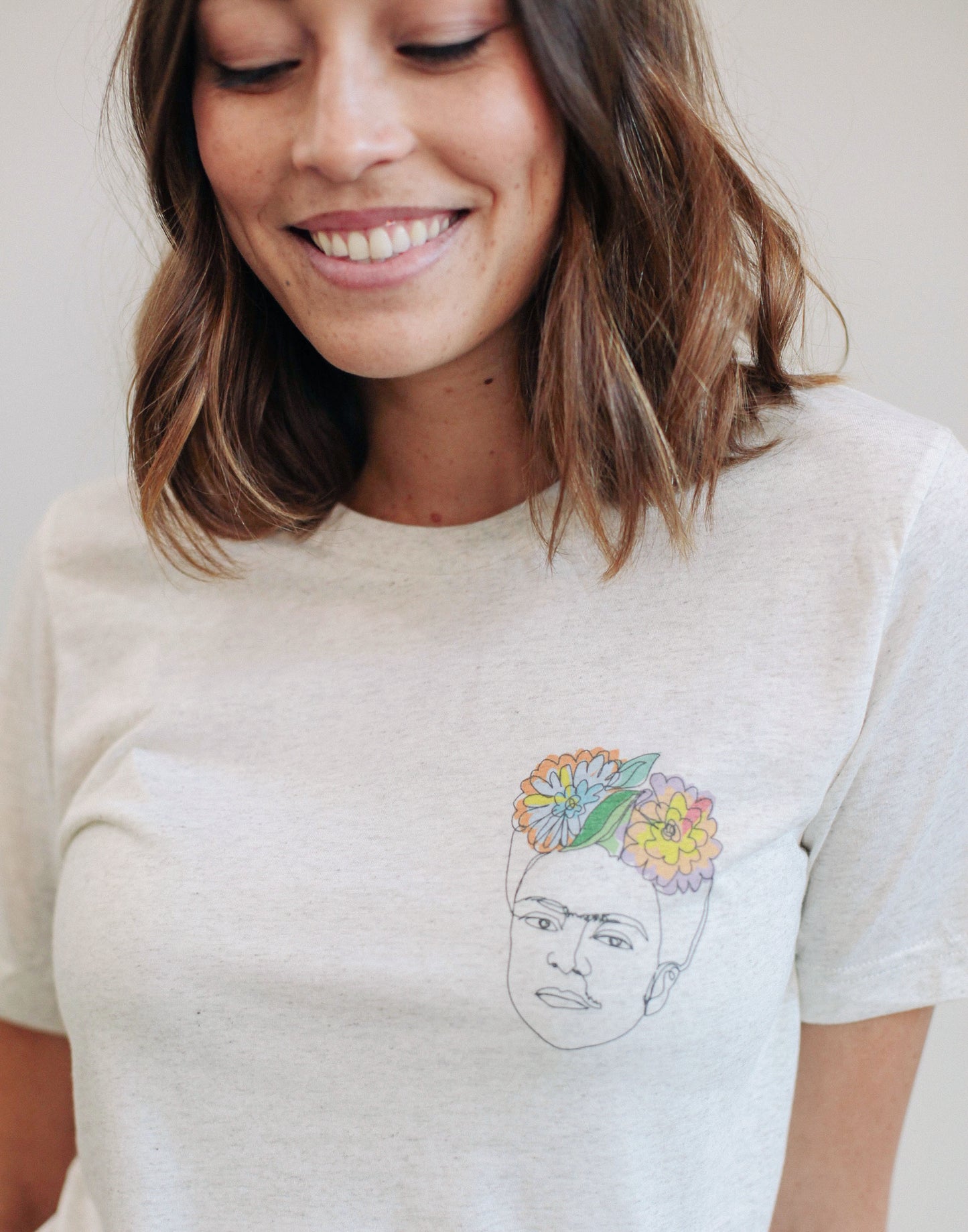 Frida 'Pocket' Print T-Shirt