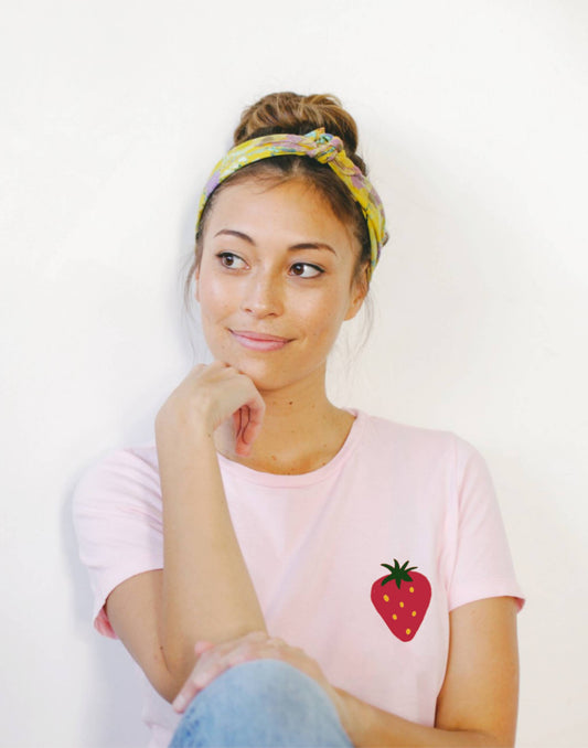 Strawberry Fields 'Pocket Print' T-Shirt