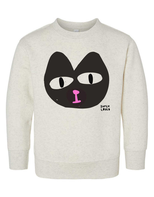 SUPER LOVED, The Black Cat Kids Sweatshirt