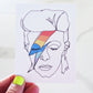 Bowie Inspired Vinyl Sticker