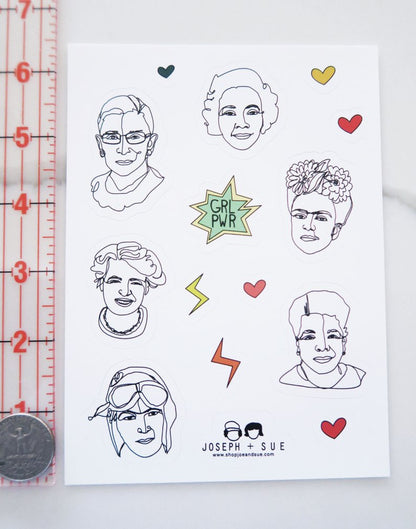 GRL PWR Vinyl Sticker Sheet