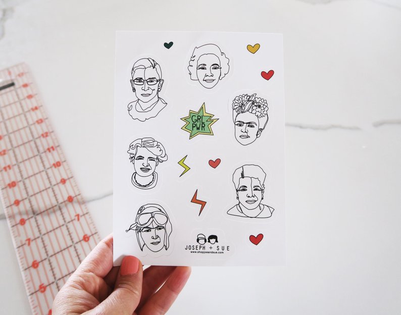 GRL PWR Vinyl Sticker Sheet