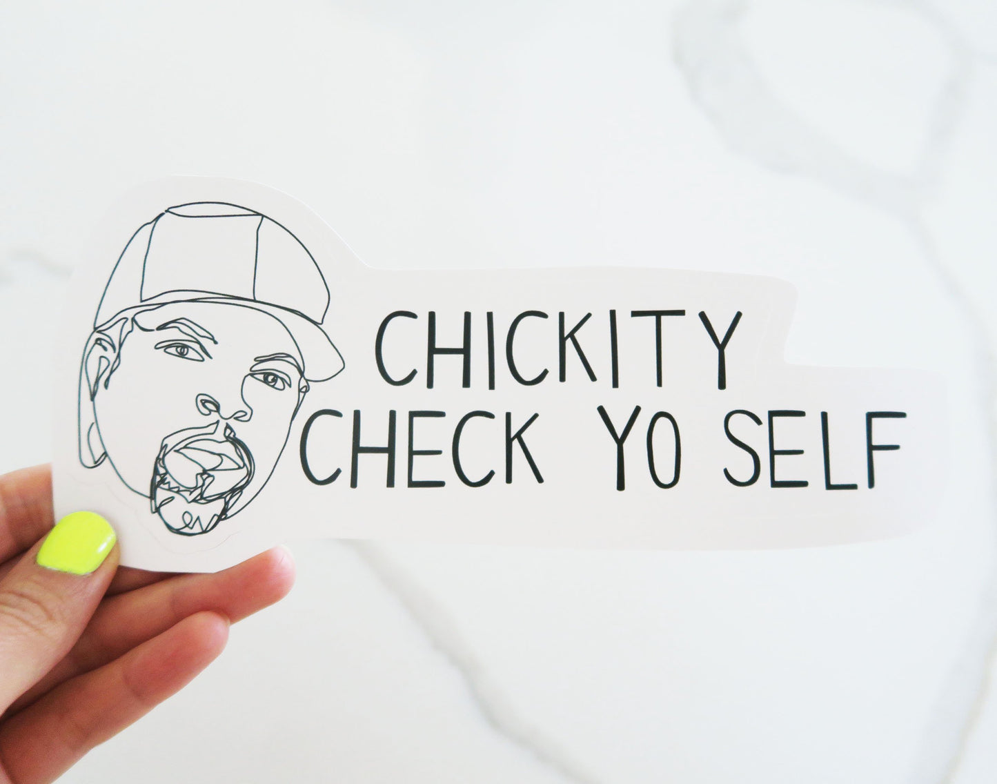 Check Yo Self (It's good to do) Vinyl Sticker