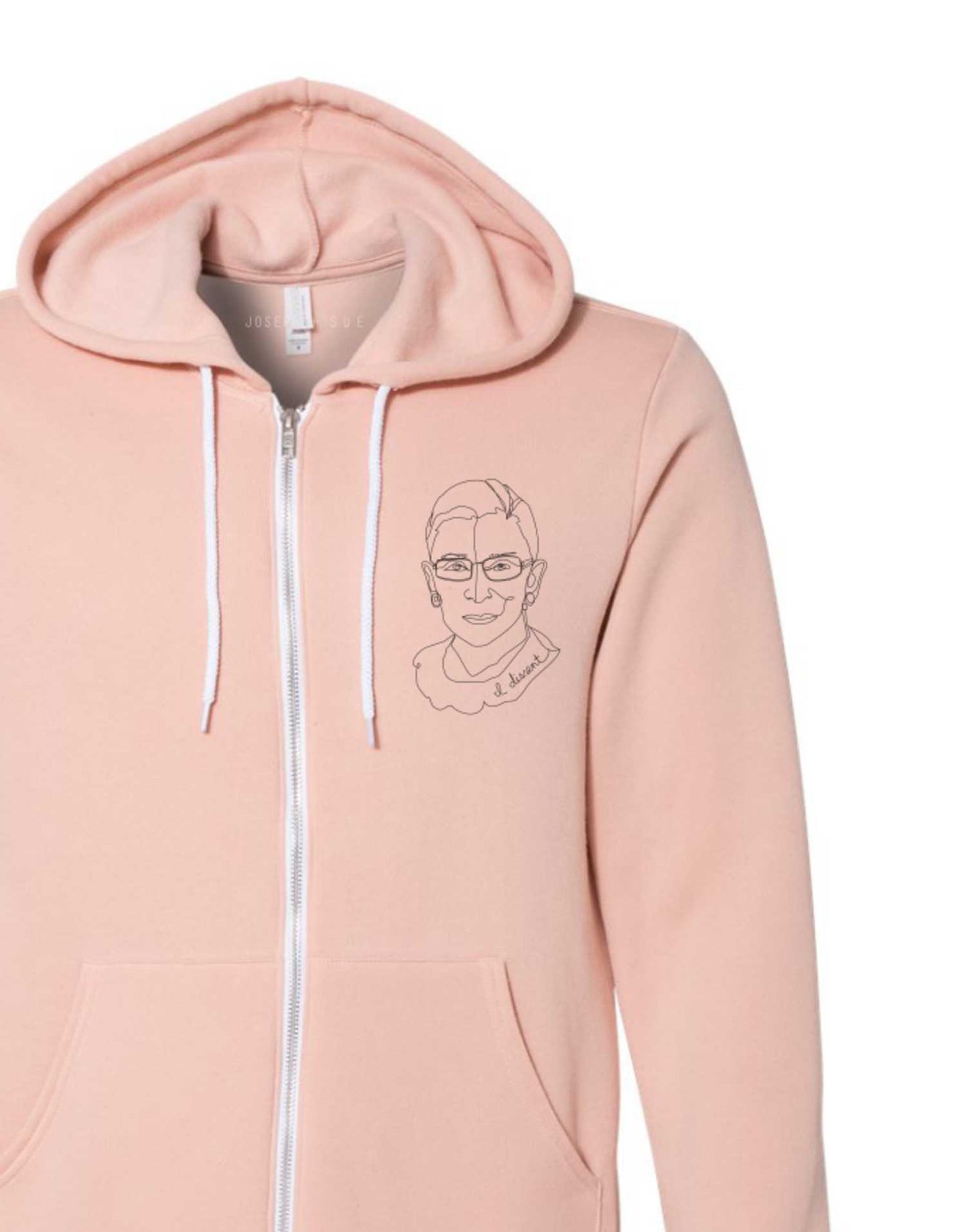 RBG I dissent Zip Hoodie Sweater - Two Options