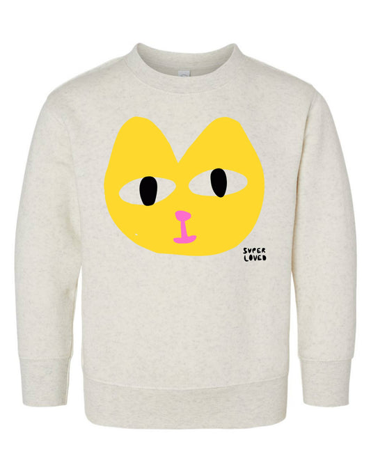 SUPER LOVED, Cats Meow Kids Sweatshirt