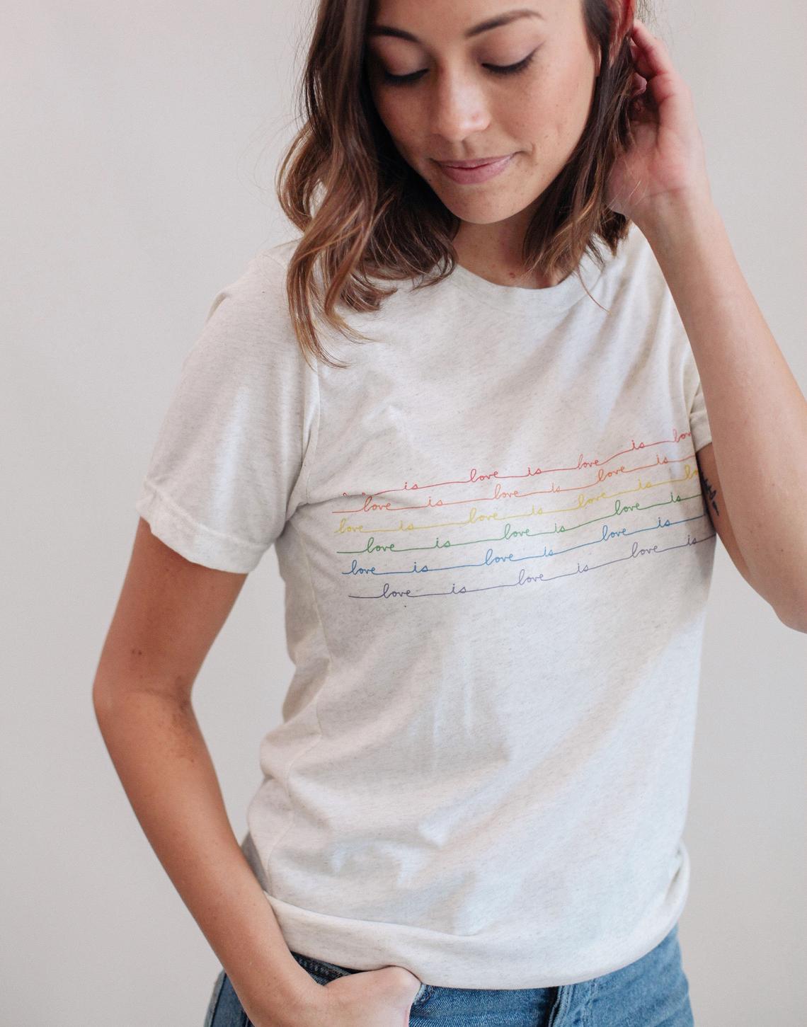 Love is Love Oatmeal T-Shirt