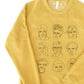 The Original 3x3 Badasses Sweater, Heather Mustard