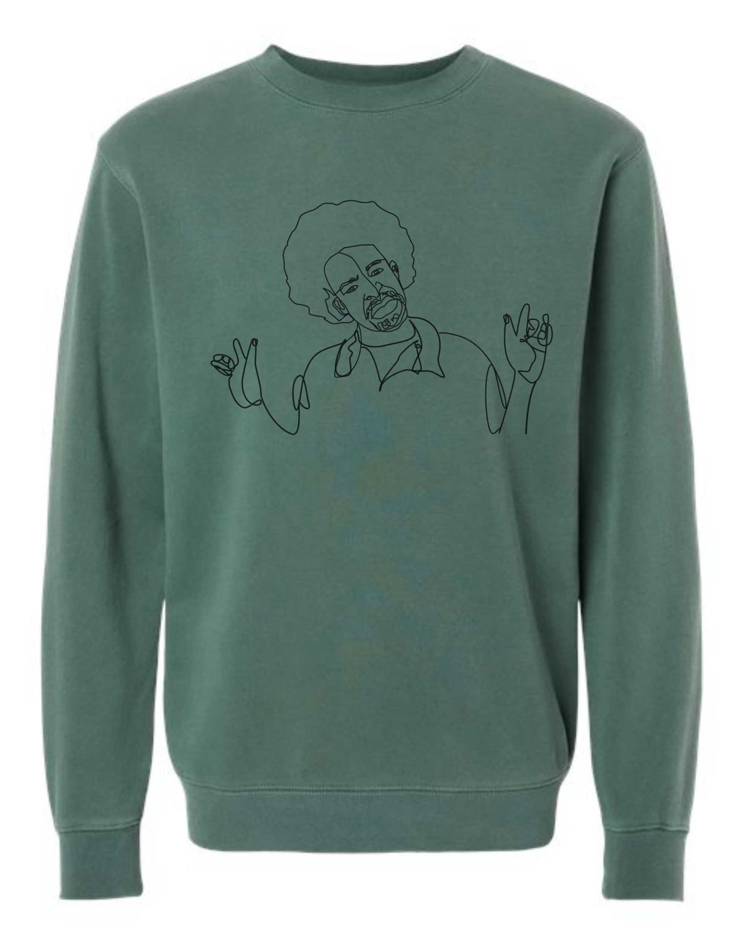 Feeling Myself Sweater, Vintage Green