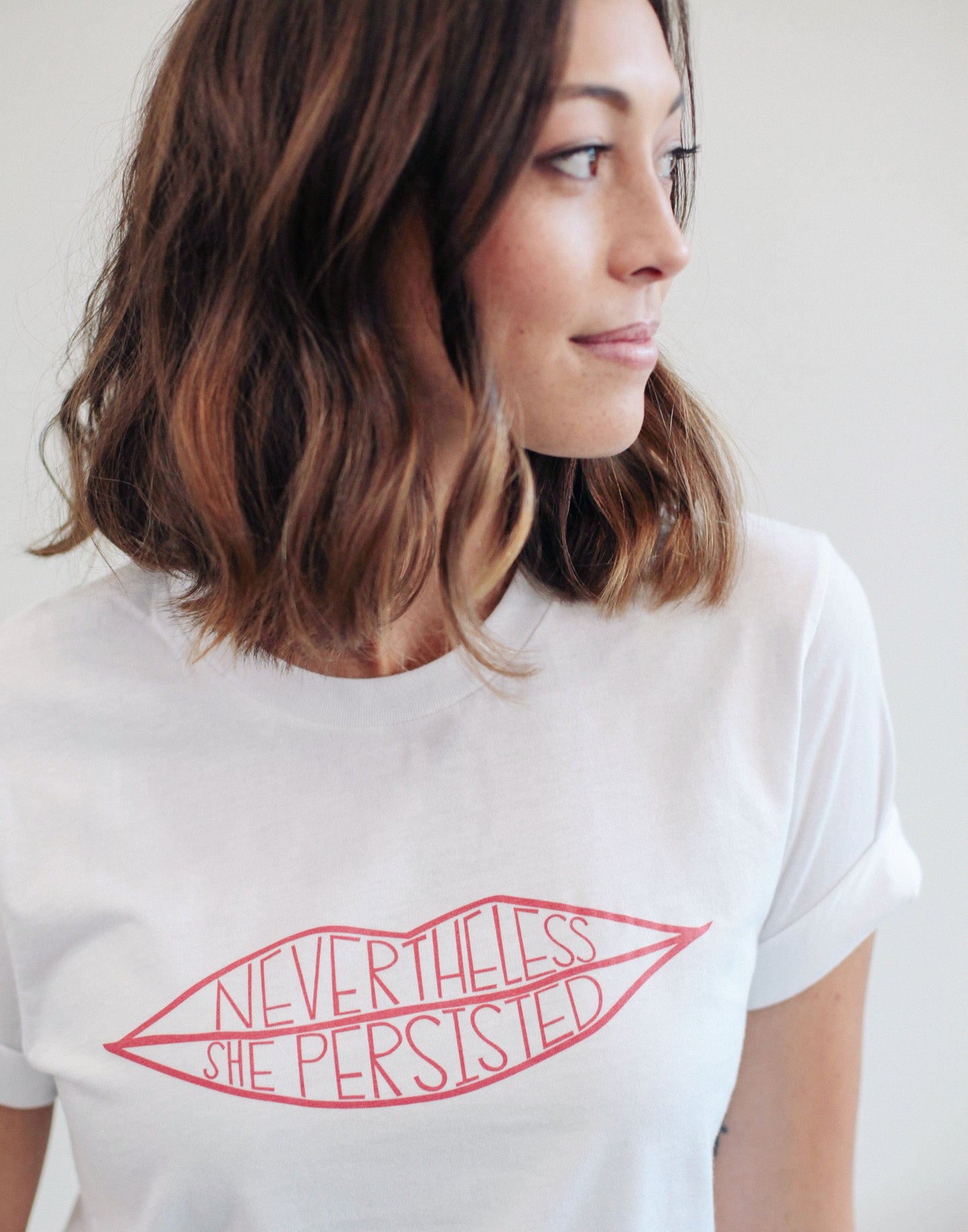 Sale- Nevertheless She Persisted Shirt, AS-IS, SMALL