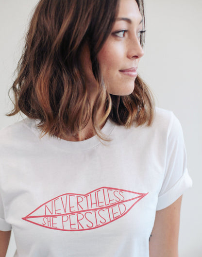 Sale- Nevertheless She Persisted Shirt, AS-IS, SMALL