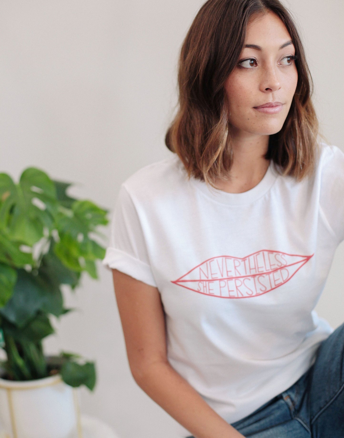 Sale- Nevertheless She Persisted Shirt, AS-IS, SMALL