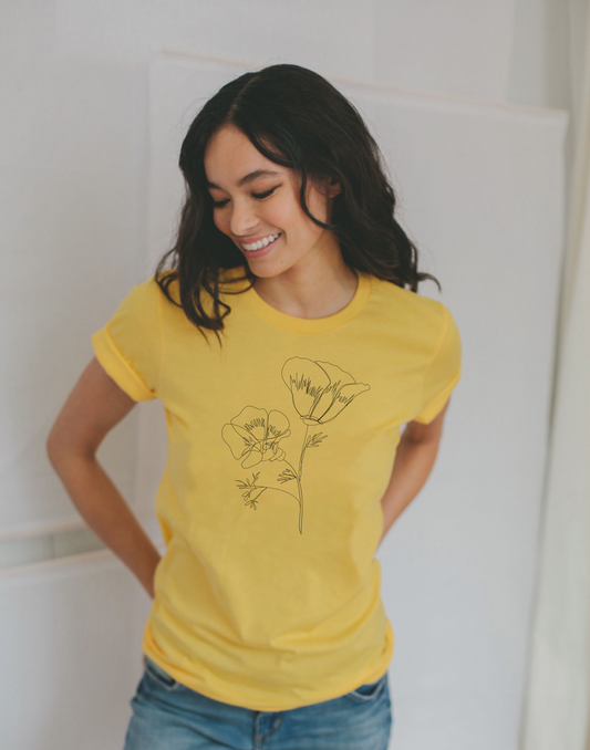 Made in California, Poppies T-Shirt