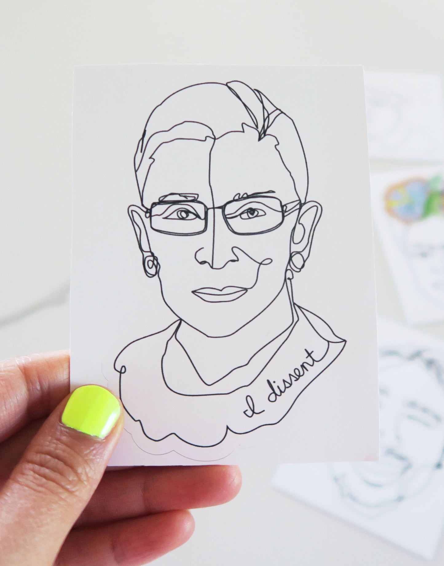 Notorious RBG, Ruth Bader Ginsburg Vinyl Sticker
