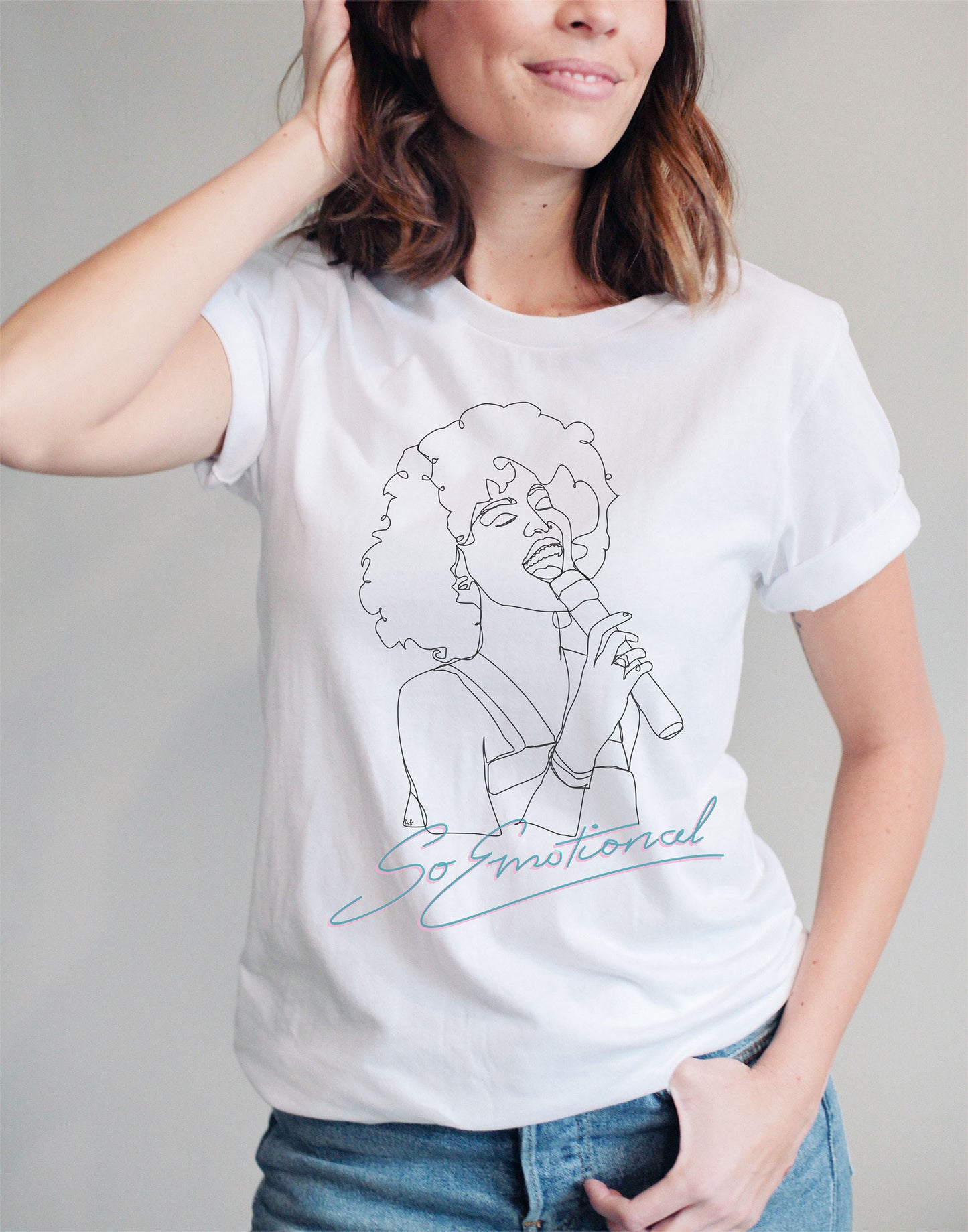 Custom- Whitney Houston Fan Art T-Shirt