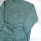 Vintage Green Sweater and Jogger Sweatpant Set